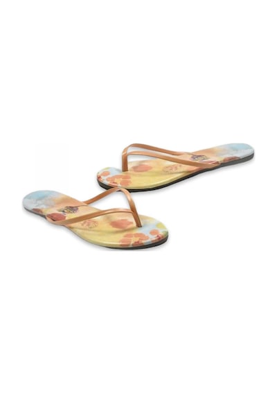Tkees Tk-2023 Parmak Arası Sarı Kadın Terlik
