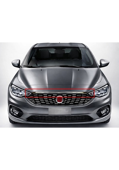 Fiat Egea 2015 - 2020 Arası Krom Ön Kaput Çıtası 1 Parça (SD/HB/SW)
