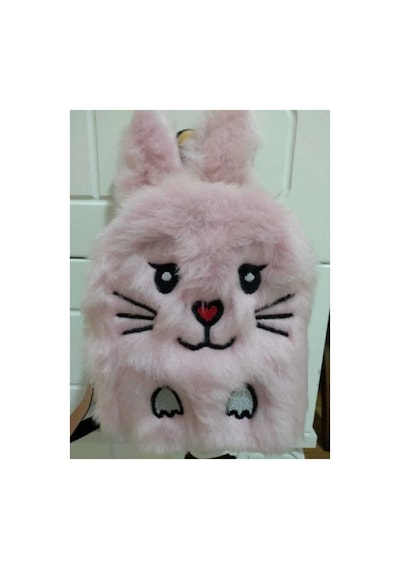 Pirinç Bebe Pelüş Tavşanlı Pudra Mini Çocuk Sırt Çantası Pudra - 653383749 Pudra