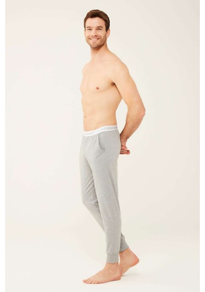 U.S. Polo Assn. Erkek Gri Melanj Pijama Altı 18470