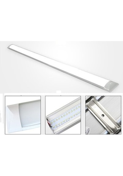 Lamptime 36W Ledbant Armatür Yatay 120Cm Beyaz Işık 6500K 301638 Beyaz