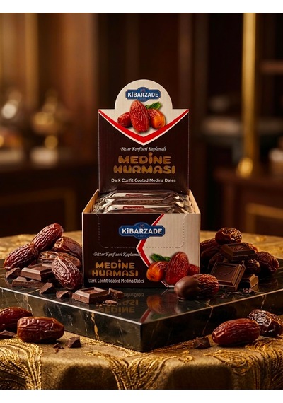 Çikolatalı Medine Hurması - 65 Gr X 18 Adet - 1 Kutu