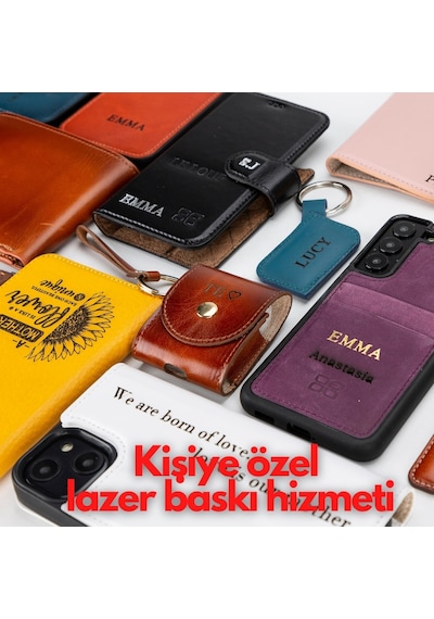 Apple Uyumlu   iPhone 15 Deri Cüzdanlı Kılıf   Mwwn V4ef Kırmızı
