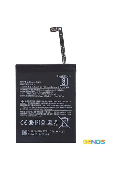 2910mah Bn36 Xiaomi Mi 6x / A2 Uyumlu Batarya Sk521156