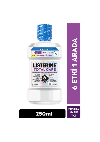 Listerine Total Care Ekstra Hafif Tat Ağız Bakım Suyu 250 Ml