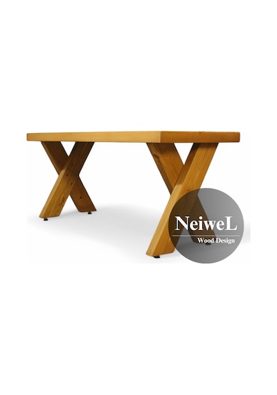 Neiwel Garden Lio Doğal Ahşap Bahçe Bank-40-160 Açık Ceviz