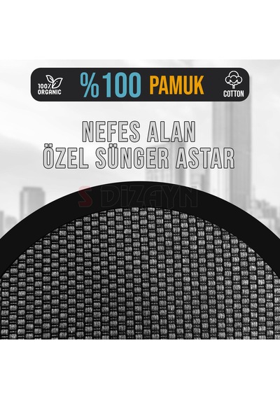S-dizayn Oto Koltuk Koruyucu Kılıf Füme Universal 2 Parça Ön A+