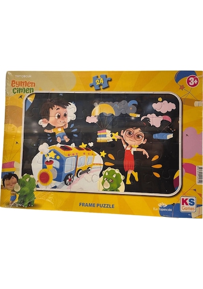 Ks Games Puzzle 24 Parça Eymen Ile Çimen Eç 704-1