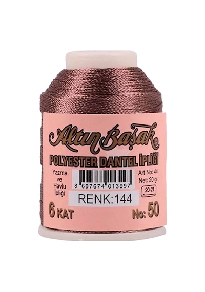 Hubrendy Tedarik 3 Adet Altınbaşak Oya Ve Dantel İpi 20 Gr - Royaleks - No: 338 - 062 - 1004