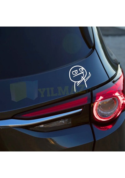Jdm Orta Parmak Oto Sticker Yapıştırma Araba Etiket 2 Ad Çıkartma Jdm Orta Parmak Oto Sticker Yapıştırma Araba Etiket 2 Ad Çıkartma