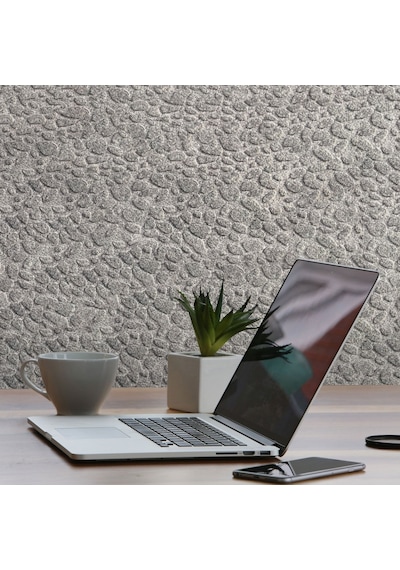 Tink 3d Kendinden Yapışkanlı Akustik Keçe Panel Leopar Desenli 52x98 Cm 2 Adet 1 M² Gri