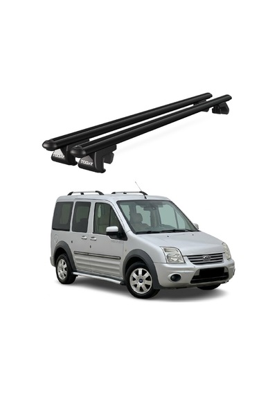 Venüs Ford Connect 2002-2013 Uyumlu Siyah Ara Atkı Port Bagaj Tavan Barı