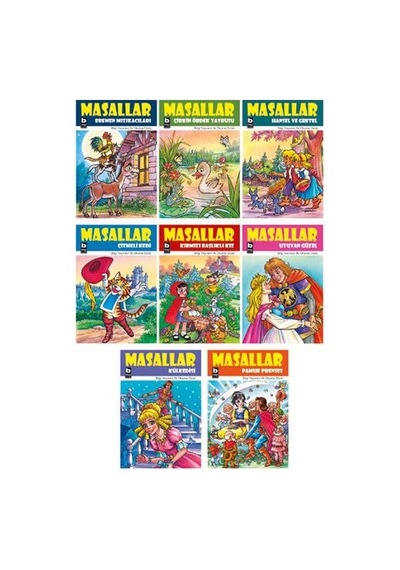 Masallar-8 Kitap Takım- Bilgi Yayınevi