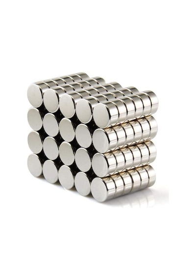 Dünya Magnet 200 Adet 6mm X 2mm Yuvarlak Güçlü Neodyum Mıknatıs Magnet