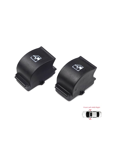 2 Adet Cam Açma Düğme Kapağı Fiat Citroen Peugeot 735417033 İçin