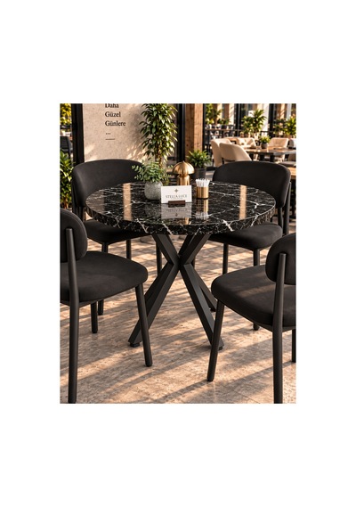 Kalınlaştırmalı Mutfak Cafe Balkon Bahçe Restoran Yemek Masası 70x70 Siyah Siyah Traverten Yuvarlak Siyah Mermer - Siyah Siyah Mermer - Siyah Kalınlaştırmalı Mutfak Cafe Balkon Bahçe Restoran Yemek Masası 70x70 Siyah Siyah Traverten Yuvarlak Siyah Mermer - Siyah Siyah Mermer - Siyah