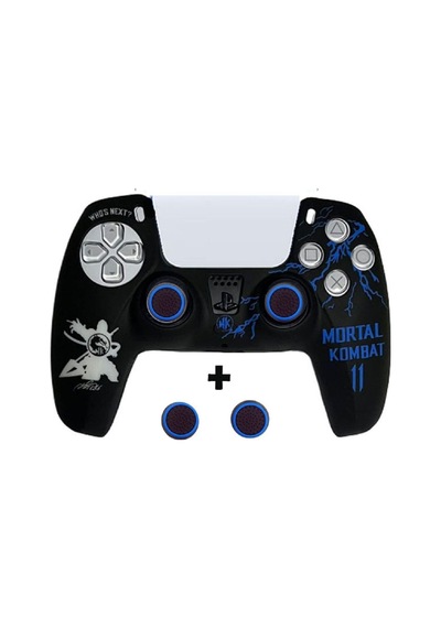 Ps5 Dualsense Mortal Kombat Koruyucu Silikon Kılıf + Analog Silikon Koruyucu