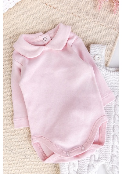Babymod Triko Kışlık 2'li Kız Bebek Salopet Tulum Set Krem