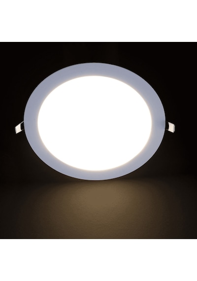 Noas 18w Sıva Altı Yuvarlak Slım Led Panel Gün Işığı Beyaz