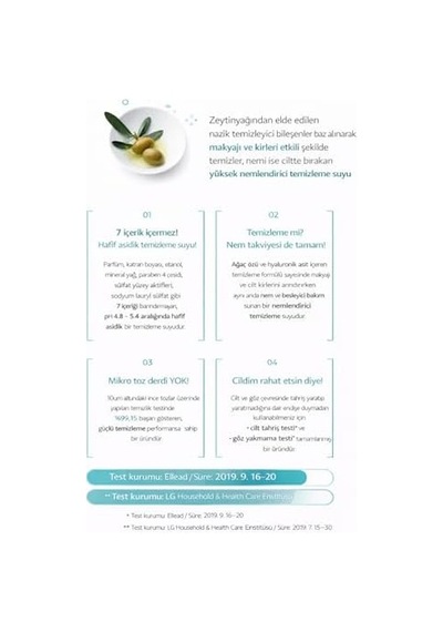 Aqua Arındırıcı Temizleme Suyu Hyaluronik Asit Panthenol İle Cilt Temizleme 500 Ml