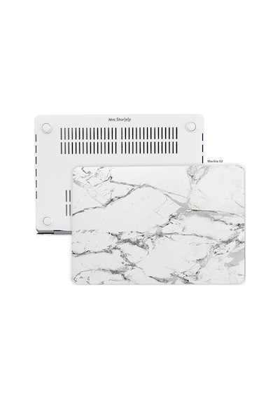 Apple Uyumlu MacBook Air Kılıf 13 İnç Mermer Eski Usb'li Model 2010-2017 A1369 A1466 İle Beyaz