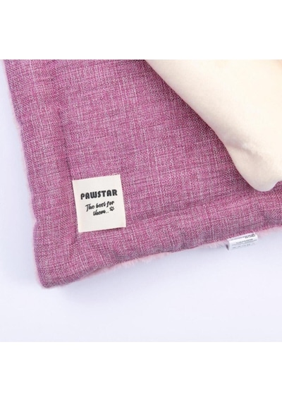Pawstar Lüx Pet Mat Kedi Köpek Yatağı Yıkanabilir Rose 70-100cm