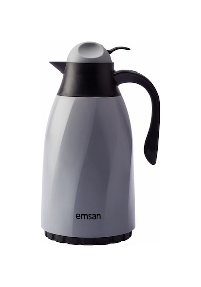 Emsan Sırça Termos 1.3 L Gri