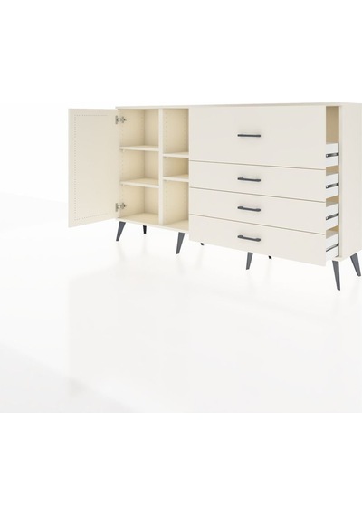 Arges Konsol 4 Raflı 4 Çekmeceli Tek Kapaklı 176x30x99 Aytaşı-aytaşı Aytası - Aytası Arges Konsol 4 Raflı 4 Çekmeceli Tek Kapaklı 176x30x99 Aytaşı-aytaşı Aytası - Aytası