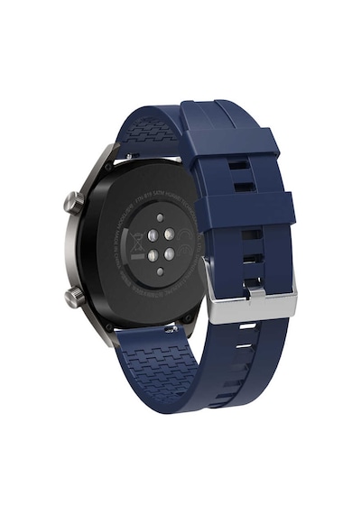 Ekılıf - Huawei Watch Gt3 46mm Uyumlu - Kordon Silikon Kordon Krd-23 - Siyah