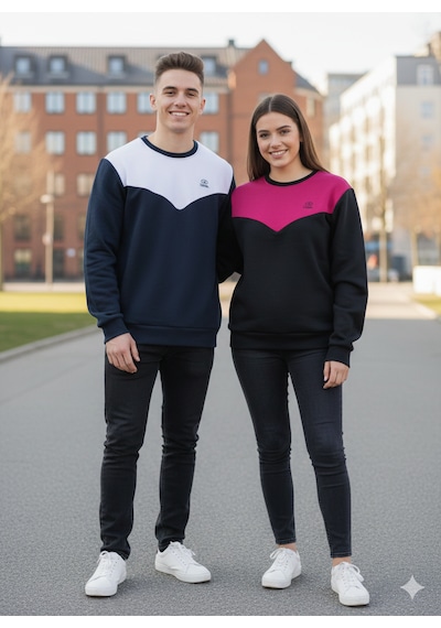 Fumex Unisex Oversize 3 İplik Şardonlu Sweatshirt - Premium Kalite Penye - Kışlık Siyah - Kırmızı Fumex Unisex Oversize 3 İplik Şardonlu Sweatshirt - Premium Kalite Penye - Kışlık Siyah - Kırmızı