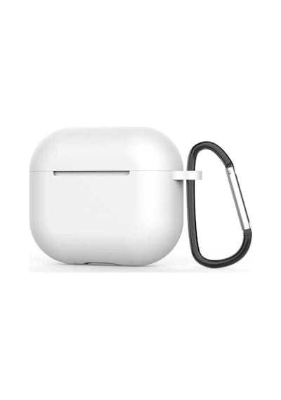 Apple AirPods Uyumlu 3. Nesil Zore Standart Silikon Kılıf Beyaz