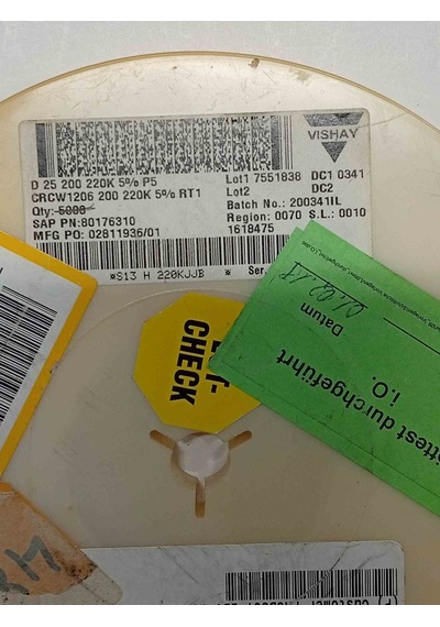 Crcw1206200220k 220k 1206 Smd Direnç 1000 Adet