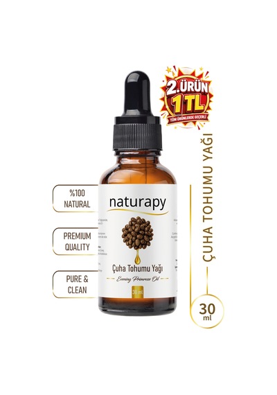 Çuha Tohumu Yağı Evening Primrose Oil Soğuk Sıkım Sabit Yağ 30 Ml Damlalıklı Cam Şişe
