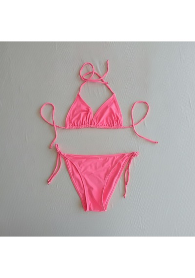 Bonbon Kadın Plaj Giyim Yavru Ağzı Bikini Takım Bb2598 Çok Renkli