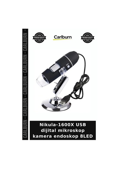 Nikula-1600x Usb Dijital Mikroskop Kamera Endoskop 8led Teknik İnceleme Fonksiyonel Cihaz