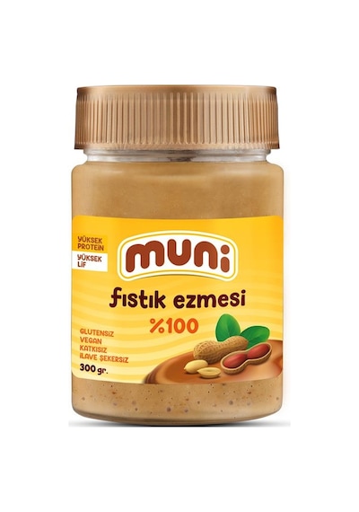 Muni %100 Fıstık Ezmesi 300 G