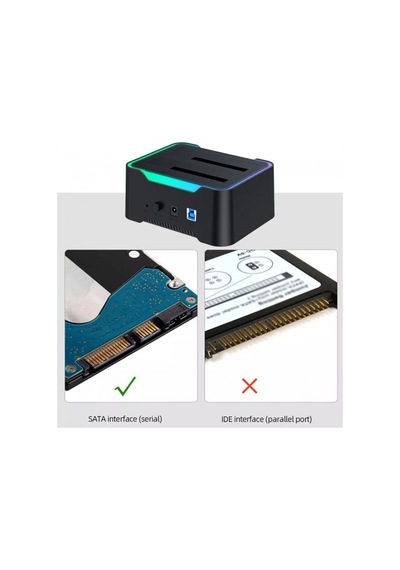 3.0 Hdd Klonlama İstasyonu 2.5" 3.5" Sata Harddisk Kopyalama Docking Kutusu