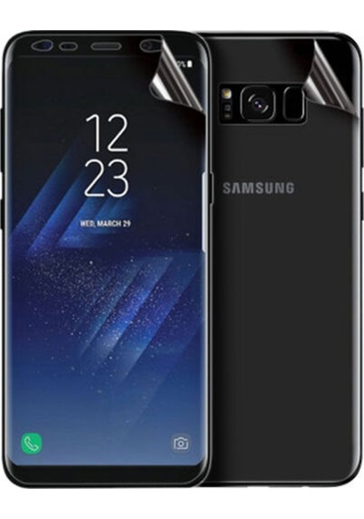 Samsung Uyumlu Galaxy S8 Plus Ön Arka Süper Pet Nano Kırılmaz Ekran Koruyucu