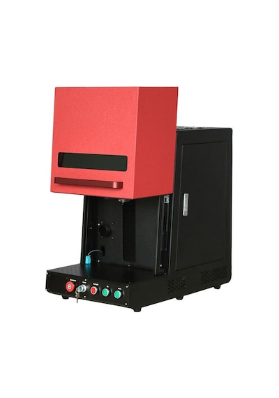 50w Kapalı Kabin Fiber Lazer Markalama Makinesi
