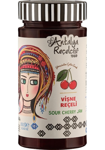 Antalya Reçelcisi Vişne Reçeli 650g Yörük Seri