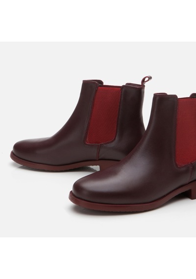 Yaya Hakiki Deri Bordo Yaya Kadın Düz Bot 01boy297290a780 Bordo-burgundy Bordo