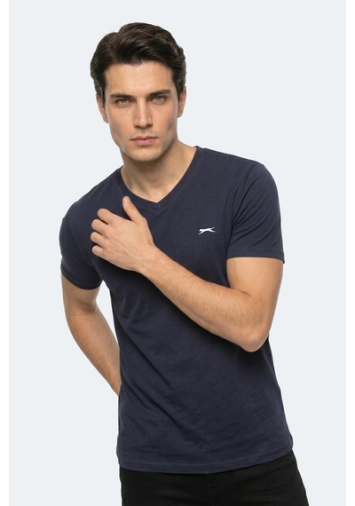Slazenger Rıvaldo T Erkek Lacivert Tişört