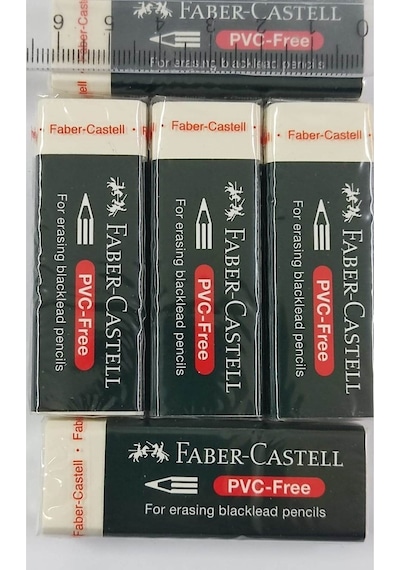 Silgi-faber-castell Büyük Boy Beyaz Silgi-5 Adet