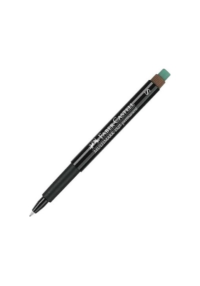 Faber-castell Permanent Asetat Ve Cam Kalemi S Uç 0.4 Mm Kahverengi - 10 Adet Toptan Paket