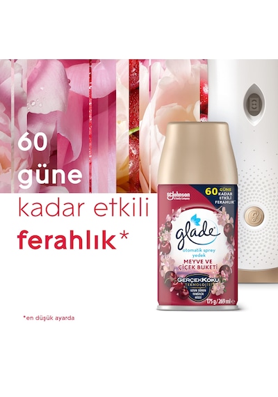 Otomatik Sprey Yedek, 2'li Paket, Meyve Ve Çiçek Buketi, 269ml 2 Yedek