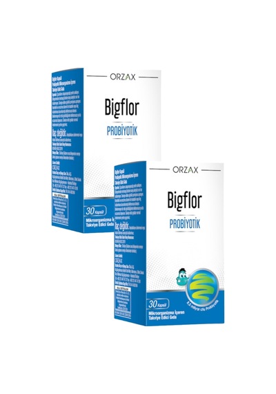 Orzax Bigflor Probiyotik 2 x 30 Kapsül
