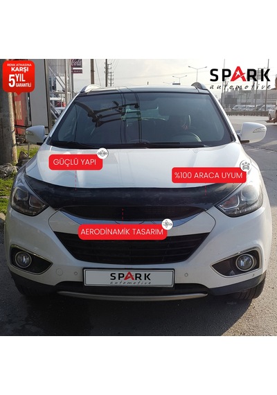 Hyundai Ix 35 2010-2015 Yıl Arası Kaput Rüzgarlık 3mm