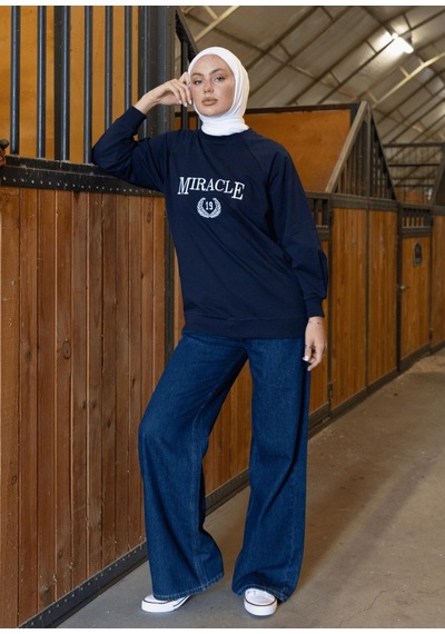 Mayovera Sweatshirt Miracle 19 Lacivert