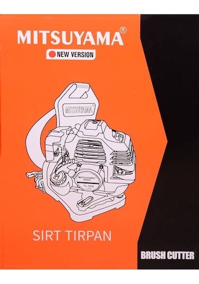 Mitsuyama MİTSUYAMA3 Japon Sırt Tırpan Toprak Çapalama Makinesi + 2 Adet Çapa Aparatı
