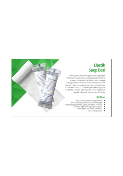 Octacare Elastik Sargı Bezi 6 Cm X 4 M 50 Adet